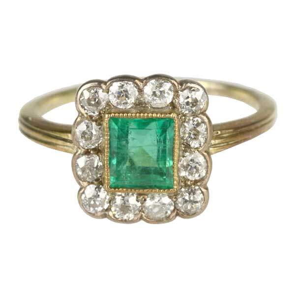 Emerald & Diamond Cluster - John Pye Luxury Assets